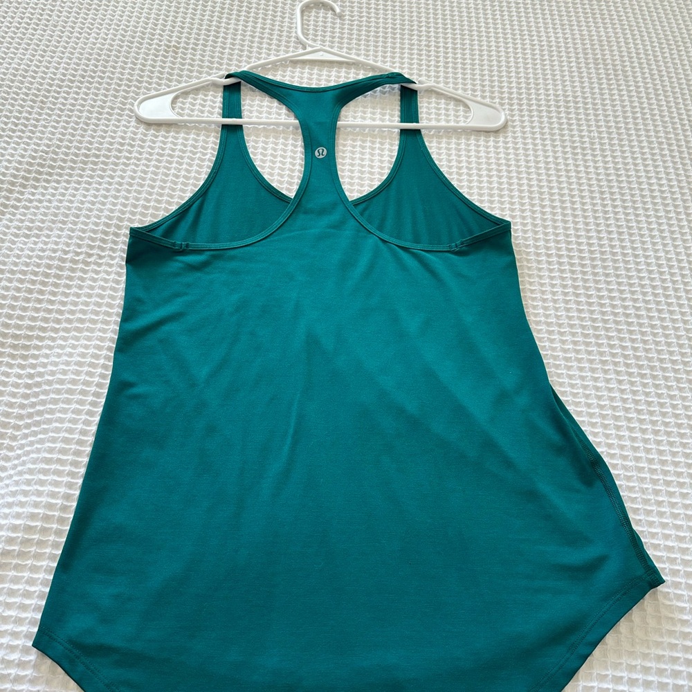 lululemon athletica Emerald Green Racerback Workout Tank